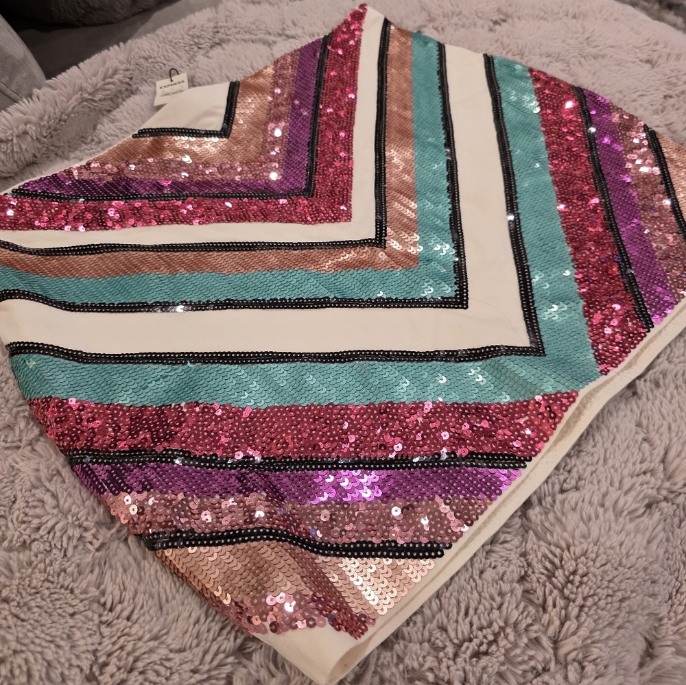 Multicolor Sequin Women's Skirt